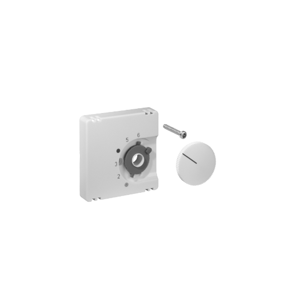 ELITEC JZ-001.100 - Deckelset 55x55 mm reinweiß RAL 9010 glä
