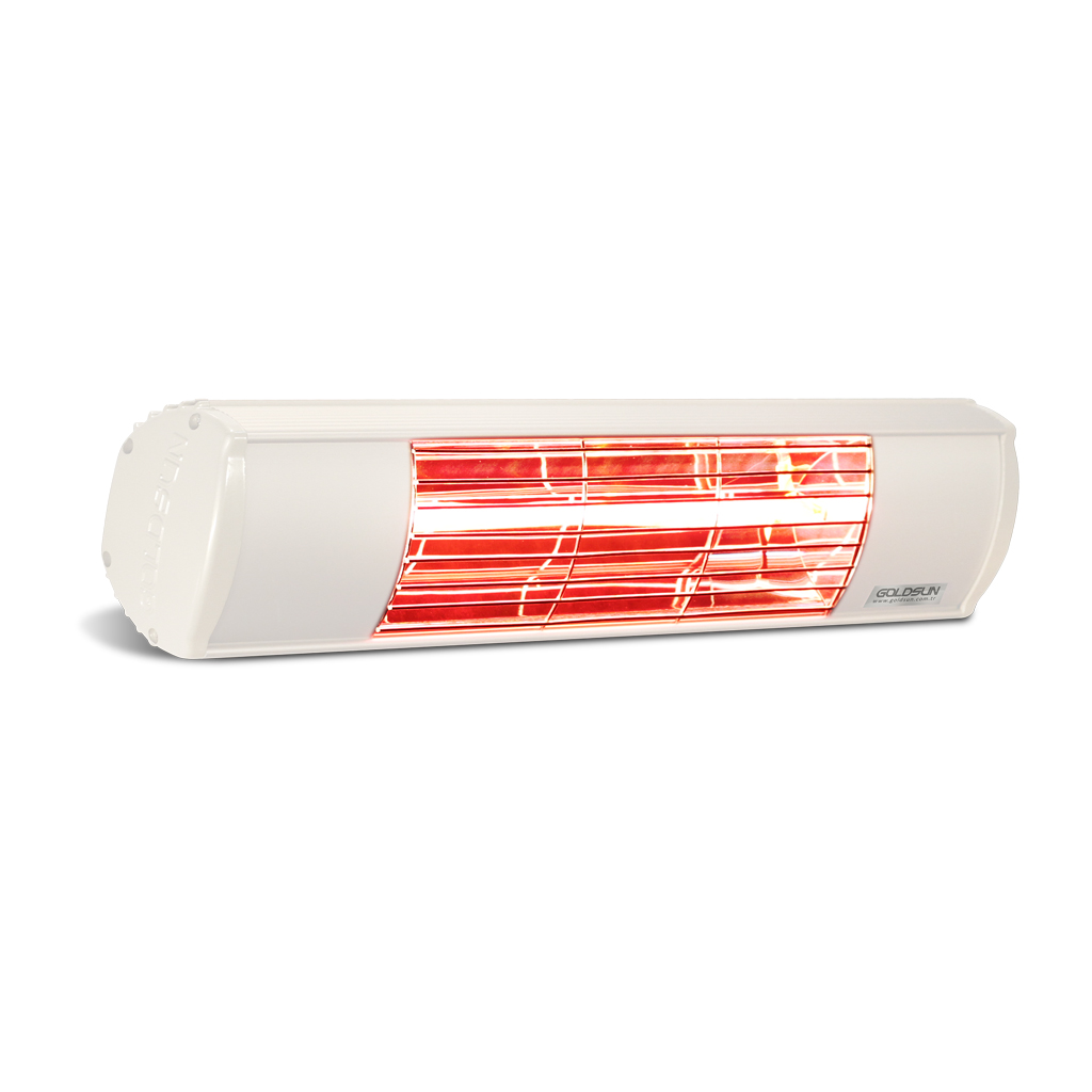 ELITEC AQUA 0,7 WE - Infrarot Strahler 1 x 0,7 kW weiß