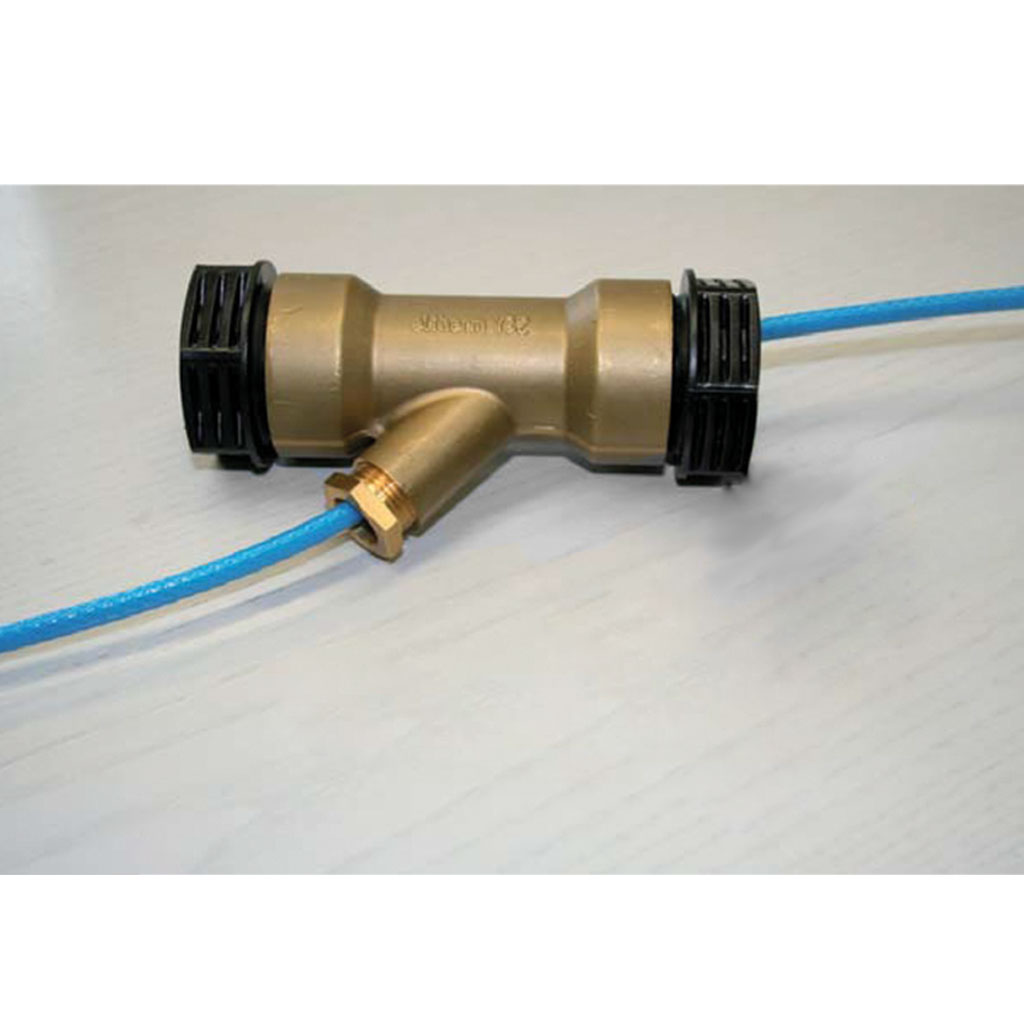 ELITEC ELVB-71 - Y-Stück 32 mm zum Einbau PE-Rohr AD 32 mm