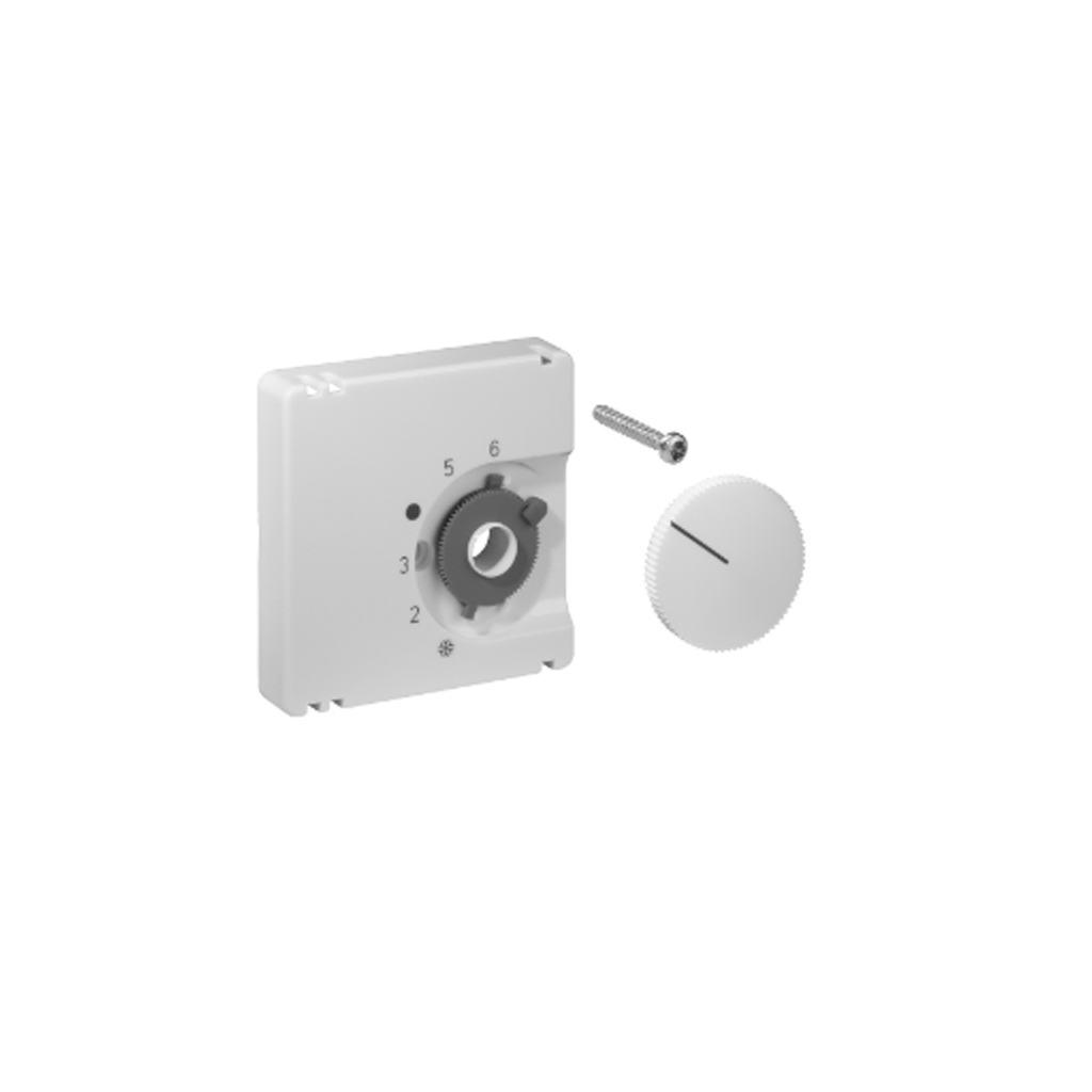 ELITEC JZ-001.000 - Deckelset 50x50 mm reinweiß RAL 9010 glä