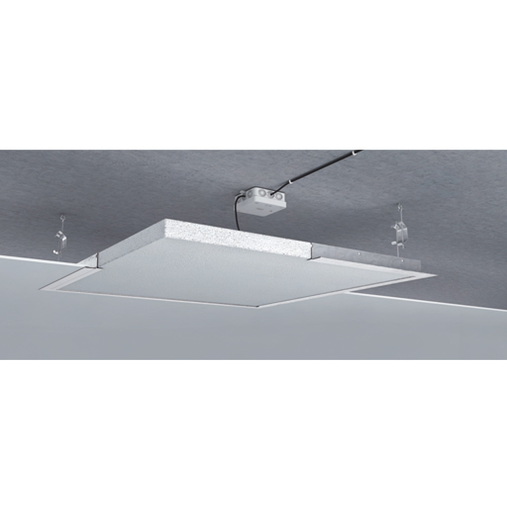 ELITEC IR-RA 450 - Einbaurahmen für 450 W Paneel weiß RAL 90