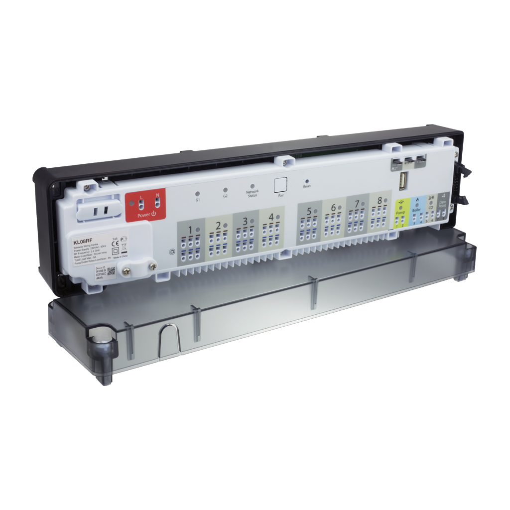 ELITEC SH KL8RF - 8-Zonen Funkregelklemmleiste 230V (ohne Fu